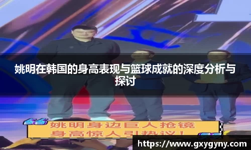 姚明在韩国的身高表现与篮球成就的深度分析与探讨