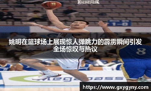 姚明在篮球场上展现惊人弹跳力的霹雳瞬间引发全场惊叹与热议